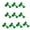Green, variant on Ywmsfl Pack Of 10 Double Wheel Head Buttons Handcraft Project Kits For Crafting Costume Bag Shoe Upper Decoration Buckles