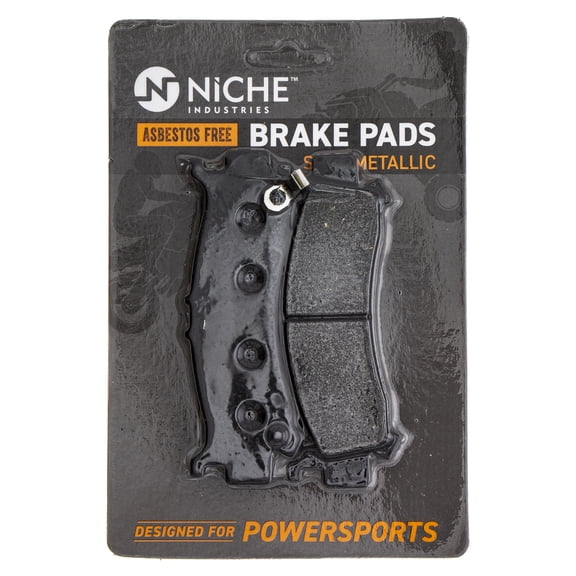 Niche Front Right Brake Pad Set for Honda Pioneer 1000 Semi-Metallic UTV 519-KPA2345D