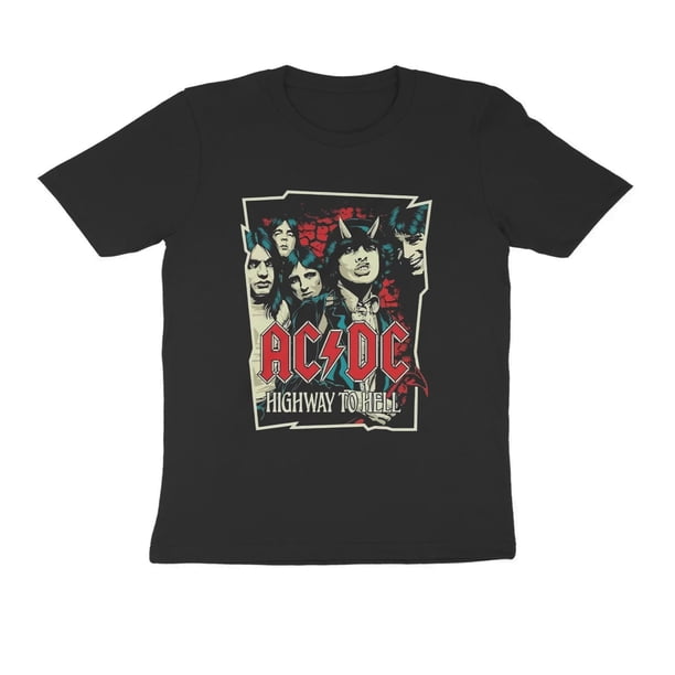 AC/DC - Camiseta Highway To Hell para Adultos Unisex (Negro)