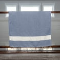 thumbnail image 6 of Deerlux 100% Cotton Turkish Bath Towel, 40 x 70 Diamond Peshtemal, Navy, 6 of 11