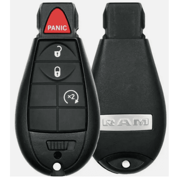 2013 - 2018 Dodge Ram Fobik Key 4B - GQ4-53T with Key Insert Ready to Program VLS