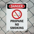 thumbnail image 4 of Propane No Smoking OSHA Danger Aluminum Sign 14 Inch x 10 Inch - 10 Pack, 4 of 8