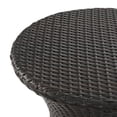 thumbnail image 5 of GDF Studio Skyline Outdoor Wicker Side Table, Multibrown, 5 of 6