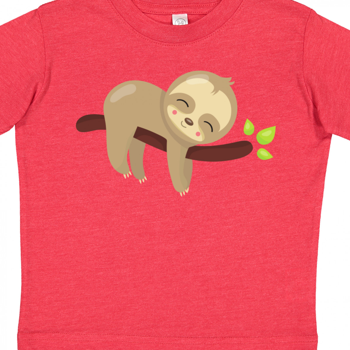 Inktastic Cute Sloth, Baby Sloth, Lazy Sloth, Sleeping Sloth Boys or Girls Toddler T-Shirt - image 3 of 4