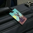 thumbnail image 2 of Cartoon Jackalope Luggage ID Tags Suitcase Carry-On Cards - Set of 2, 2 of 3