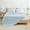 Blue-King XL(106"*90"), variant on Cream Queen(90"*90") Summer Breathable Soft Lightweight Silk Smooth Comforter