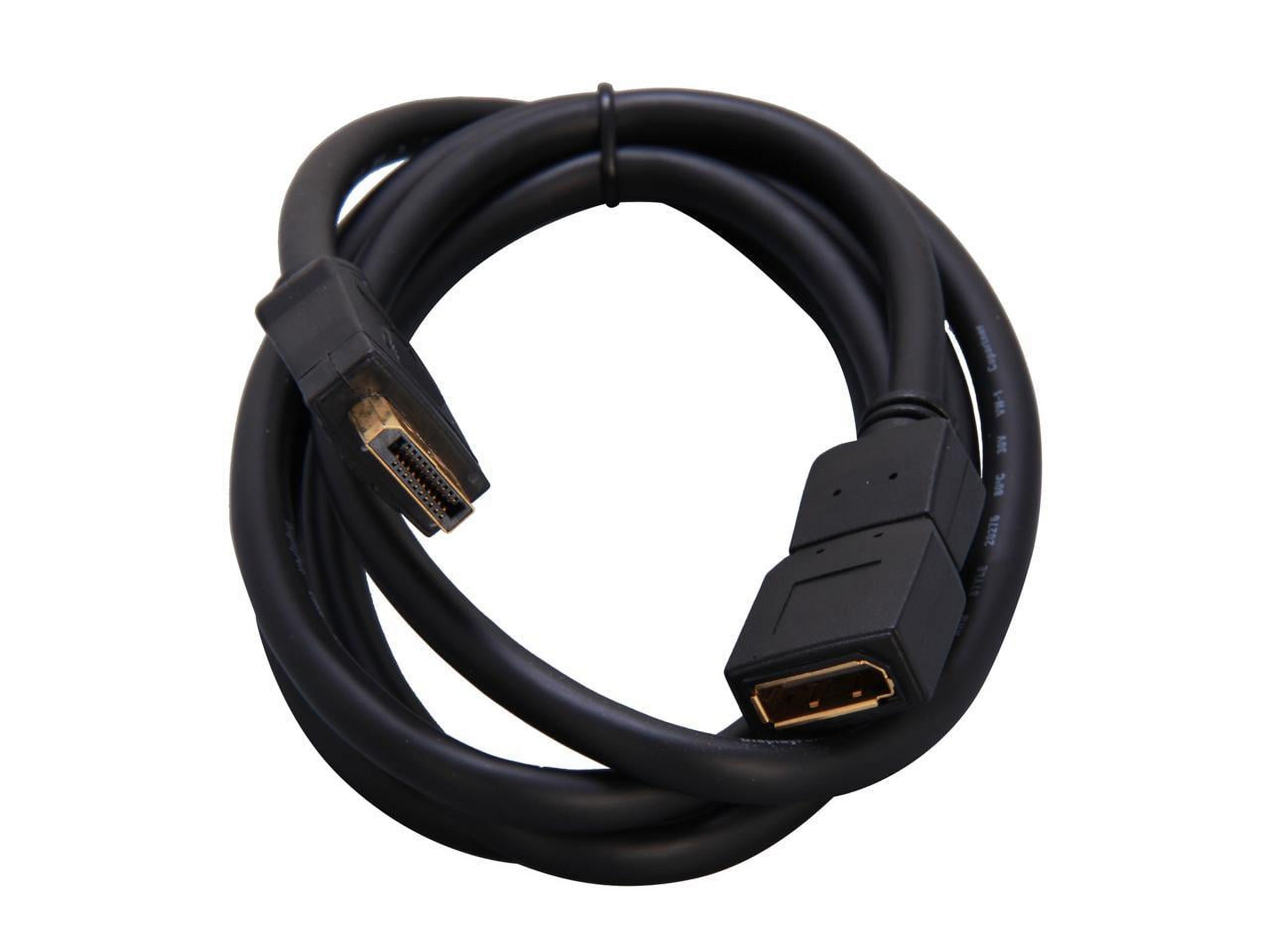 StarTech.com DPEXT6L 6 ft. Black Connector A: 1 - DisplayPort (20 pin; Latching) Male
Connector B: 1 - DisplayPort (20 pin) Female DisplayPort Video Extension Cable Male to Female - image 2 of 3