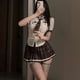 thumbnail image 2 of Lencería sexy para estudiantes, uniforme de tentación, falda corta, traje de pasión de Dead Water para mujer, 2 of 4