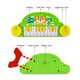 thumbnail image 5 of Instrumento de música de Piano de animales de dibujos animados juguete de educación temprana de desarrollo para bebés y niños JShteea El nuevo, 5 of 7