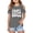 Grey, variant on Girls T Shirts Children Kids Girls Short Sleeve Cold Shoulder T Shirts Kids Summer Oversized Tops Casual Crewneck Basic Tees Black Size 9-10 Years