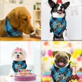 thumbnail image 5 of Birthday Dog Bandana, Double Sided Cotton Triangle Washable Reversible Plaid Painting Scarf for Small Medium Large Dogs, Unisex, Cats and Pets, 5 of 5