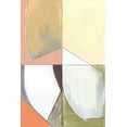 thumbnail image 2 of Cartissi 11x14 White Modern Wood Framed Museum Art Print Titled - Creamsicle Shapes I, 2 of 4