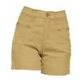 thumbnail image 4 of iHPH7 Cargo Shorts Women, Hiking Shorts Women, Chino Shorts for Women, High Waisted Shorts Women, Stretchy Shorts for Women, Khaki M, 4 of 4