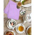 thumbnail image 4 of Purple Pink Kitchen Dish Towels for Drying Dishes Set of 3, Geometric Vertical Striped Solid Rainbow Waffle Weave Microfiber Hand Tea Bathroom Towels Quick Dry & Absorbent Towel 15.7x23.6, 4 of 7