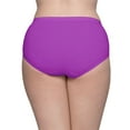 thumbnail image 4 of Fruit of The Loom Women's Plus Fit for Me Comfort Covered Cotton Assorted Brief Panty - 6 Pack, 11, 4 of 5