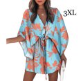 thumbnail image 5 of Robes à Lacets pour Femmes Été Jupe Élégante Décontractée Robe Courte à Nouer Fête Plage Maison Travail Type4 3TG, 5 of 5