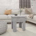 thumbnail image 1 of vidaXL Coffee Table Concrete Grey 40x40x42 cm Engineered Wood, 1 of 4
