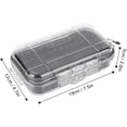 thumbnail image 4 of HUGFEGWE Waterproof Storage Case,Outdoor Survival Shockproof Waterproof Storage Case Airtight Carry Box Container(Transparent) U2536-7064, 4 of 9