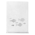 thumbnail image 4 of Authentic Hotel and Spa  Turkish Cotton Figi 4PC Embellished Towel Set Silver, 4 of 5
