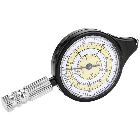 Calculadora de distancia para medir mapas, mini mapas para exteriores, herramienta de mapeo con rueda de metal