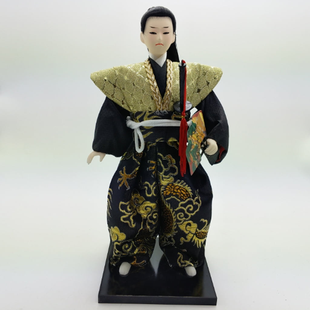 Japonés Samurai Kimono Oriental Dolls Model Adult 