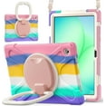 thumbnail image 1 of Funda para Samsung Galaxy Tab A11+ Plus de 11 pulgadas (2025) y A9+ Plus de 11 pulgadas (2023), cubierta de silicona resistente con asa, soporte de 360°, correa y soporte para S Pen., 1 of 9
