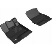 3D MAXpider 2018-2021 Fits Honda Clarity Plug-In Hybrid 1st Row Black Kagu Carbon Fiber Embossed Pattern Floor Mat L1HD10011509