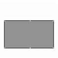 thumbnail image 1 of Projector Screen 60-133 Inch Grey Anti-Light 16:9 Black Border with Holes Home Outdoor ,Wrinkle-Free, 1 of 8