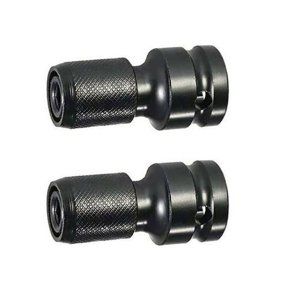 2Pcs Hex Ratchet Socket Adapter 1/2" to 1/4" Socket Adapter for Electric Impact Wrench