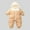 Khaki, variant on Snowsuit Toddler Girl Zipper Hooded Romper Warm Toddler Girl Clothes Windproof Jumpsuits Boys 12-18 Months Winter Coat