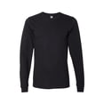 thumbnail image 2 of American Apparel Fine Jersey Long Sleeve T Shirt Classic Crew Neck for Men 4.5oz 100% Cotton, Pack 6 Size M, 2 of 5
