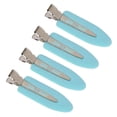 thumbnail image 1 of Juego de pinzas para el pelo, 4 piezas, para mujer y hombre, diseño de hojas, plástico, 6 cm, 1 of 5