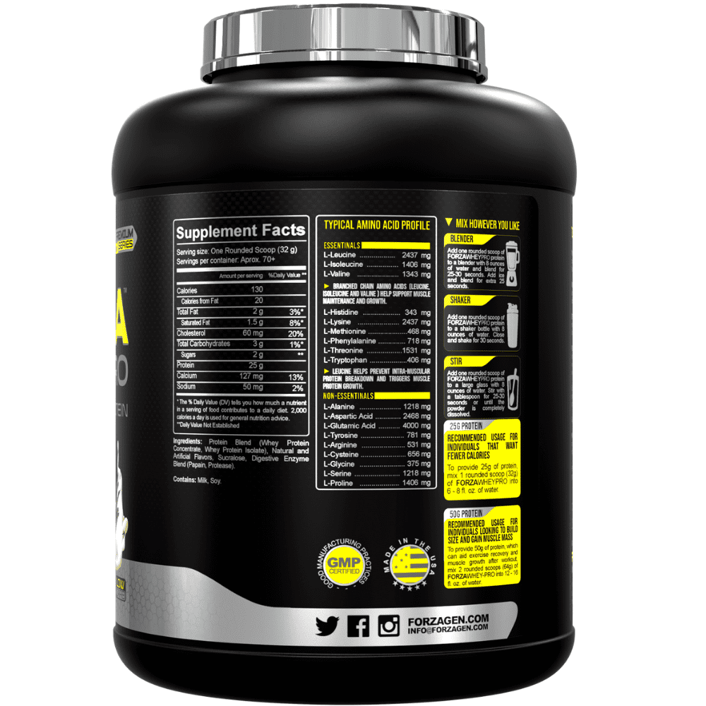 Buy Forzagen Whey Protein Powder Protein Shakes with 25g of Protein