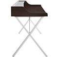 thumbnail image 4 of Modway Bin Contemporary Modern Writing Desk With Storage Cubbies in Cherry, 4 of 4