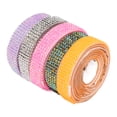 thumbnail image 3 of Bling Crystal Ribbon,5 Rolls Rhinestone Strip Crystal Ribbon Rhinestone Strip Unrivaled Performance, 3 of 14