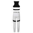 thumbnail image 2 of YEAHDOR Kids Girls Activewear Athletic Crop Top with Leggings Gym Sports Suit Outfit Set, 2 of 7