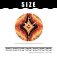 thumbnail image 2 of 10 Inch Wall Clock Battery Operated Silent Clock Decorative for Office, Kitchen, Outdoor, Living Room，Colorful Style Ethnic Pattern, 2 of 4
