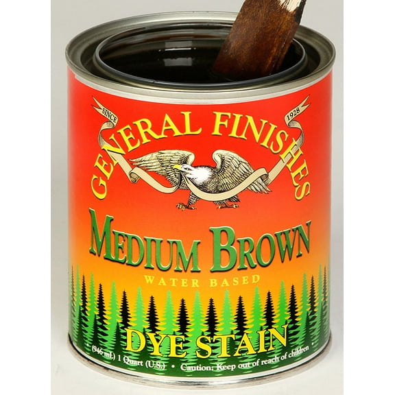 General Finishes GF-DS-Q 1 Quart Interior Dye Stain Water Base Wood Stain