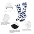 thumbnail image 4 of Picia Women Crew Soft Moisture-wicking Socks Cartoon Iceberg Polar Bear Pattern Design Cotton Socks, One Size fit All, 4 of 9