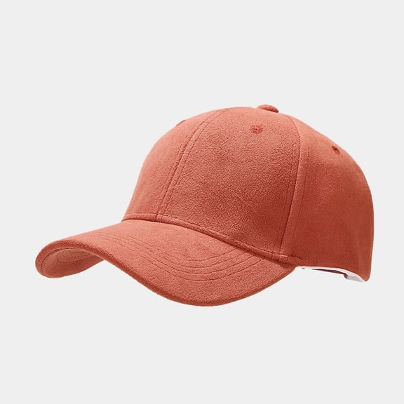 Solid Faux Suede Baseball Cap JIANLAI Adjustable Curved Brim Dad Hat Soft Textured Plain Casual Headwear for Daily Walking Shopping Travel Outdoor Activities