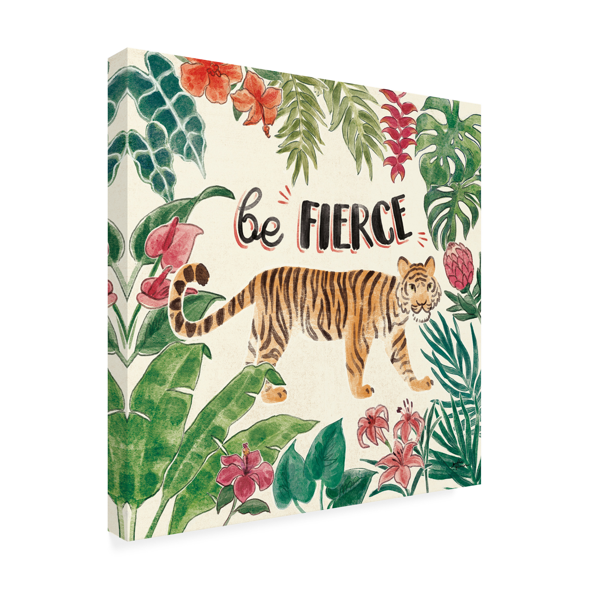Trademark Fine Art 'Jungle Vibes II' Canvas Art by Janelle Penner
