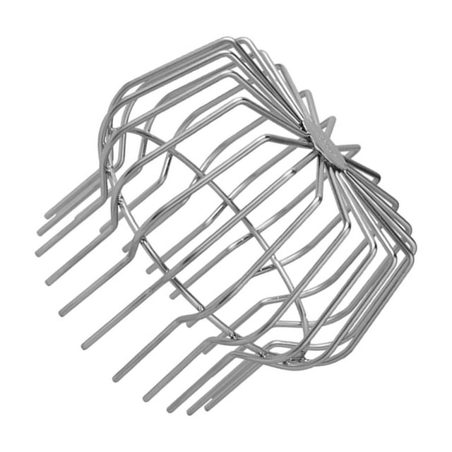 VONKY Gouttière pour Protection de Feuilles Ronde Résistante aux Intempéries Filtre Anti-Obstruction Argent 6 Pouces