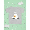 thumbnail image 3 of Little Lovely Ghost T-Shirt Infant -Image by Shutterstock,  12 Months, 3 of 4