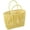 Yellow, variant on Kukuzhu Straw Tote Bag Simply Hollow Woven Bohemian Handbag Large Beach Shopping Basket Bag