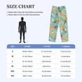 thumbnail image 4 of Lsque Cute Pineapples Print Men's Pajama Pants, Lounge Pant - Comfortable Home Wear,Elastic Waistband, Stylish Design-Large, 4 of 9