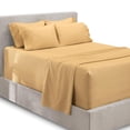 thumbnail image 1 of Juego de sábanas Hearth & Harbor con bolsillo extra profundo Split King, 1 of 8