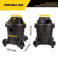 thumbnail image 3 of Aspiradora para productos húmedos y secos STANLEY SL18116P 22L/4HP, 6 galones, 300 h, 3 of 9