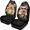 Driving Pigs Funny Print, variant on XYZCANDO Fun 2-Piece Front Car Seat Covers featuring Cool Driving Dogs - Breathable Waterproof Protector for All Vehicles