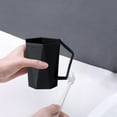 thumbnail image 5 of Shaped Toothbrush Cup with Comfortable Handle for Practical Oral Care, Modern Brushing Cup with Unique Geometric Design for Bathroom Organization, Versatile Rinsing Cup for Home Use, 5 of 6