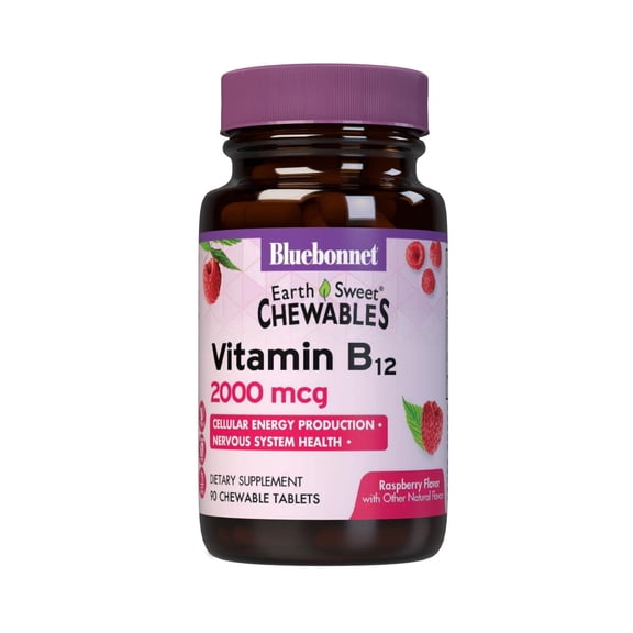 Bluebonnet Nutrition EarthSweet Vitamin B-12 2000 mcg